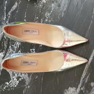 Jimmy Choo Light Gold Heels